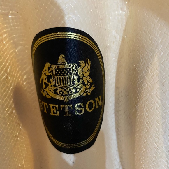 Stetson Cream Cowboy Hat with Black Band - Picture 8 of 16